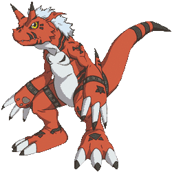 Principais estágios evolutivos do Agumon, um dos Digimon mais famosos.